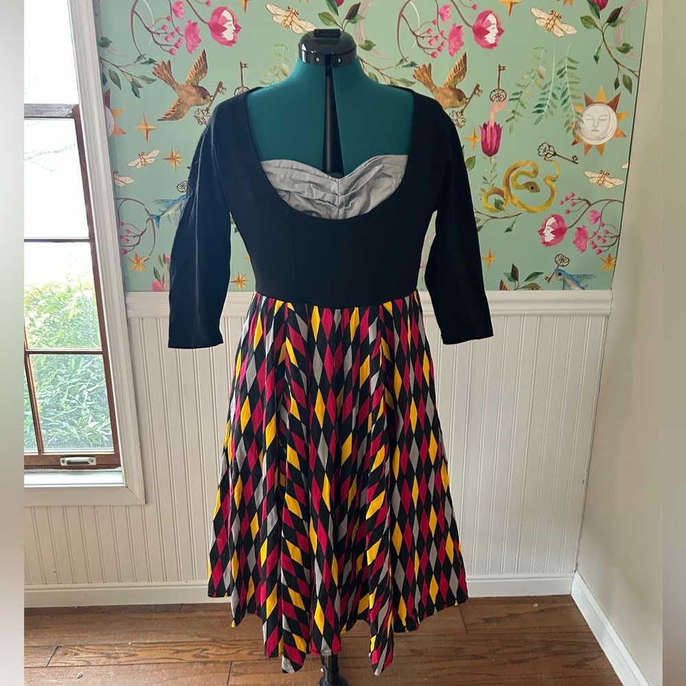 Used Laura Byrnes California 2xl Harlequin dress